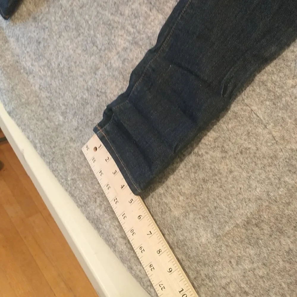 Vans Skinny High Waist Jeans SZ9 Women's 28x31 Dark Blue Denim Regular Fit. - Picture 4 of 7